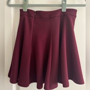 Maroon skirt